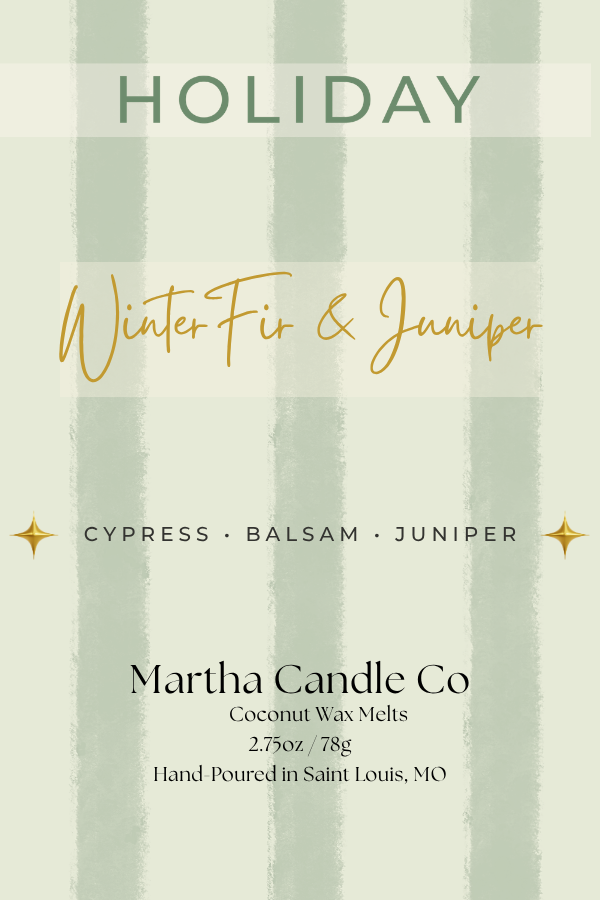 Winter Fir & Juniper Wax Melts (Cypress + Balsam + Juniper)