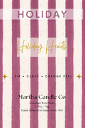 Holiday Hearth Wax Melts (Fir + Clove + Orange Peel)
