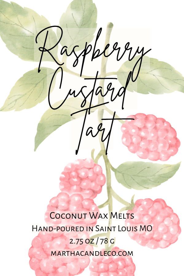 Raspberry Custard Tart Limited Edition Wax Melts (Raspberry, Citrus, Vanilla)