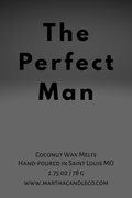 The Perfect Man Limited Edition Wax Melts (Citrus + Marine + Peppercorn + Cedar)