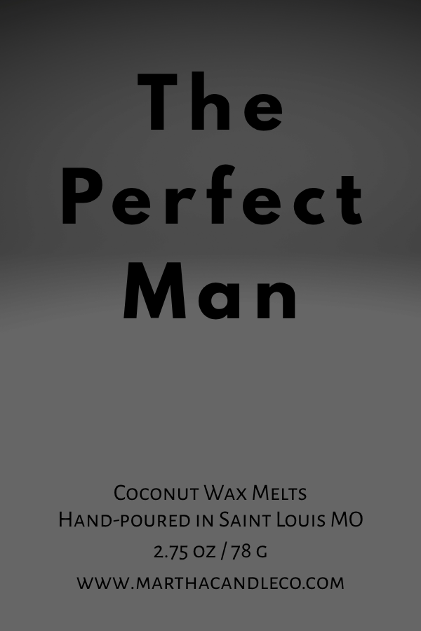 The Perfect Man Limited Edition Wax Melts (Citrus + Marine + Peppercorn + Cedar)